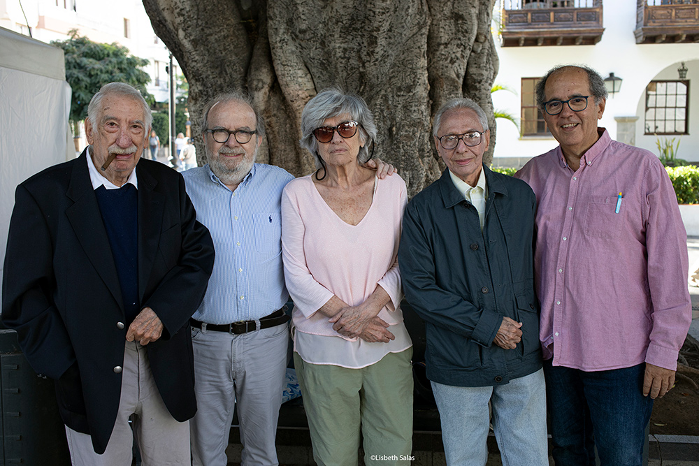 JOSÉ ESTEBAN, MANUEL BORRÁS ARANA, ANA TERESA TORRES, JOSÉ BALZA Y ANTONIO LÓPEZ ORTEGA - © LISBETH SALAS