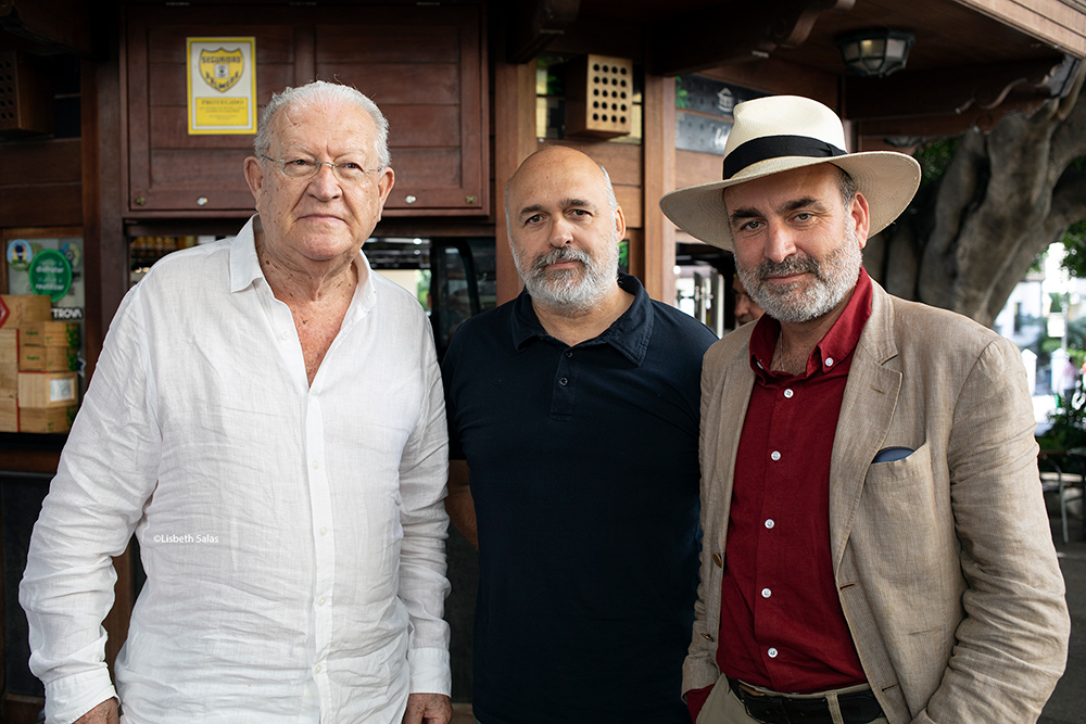 JJ ARMAS MARCELO, NICOLÁS MELINI Y ERNESTO PÉREZ ZÚÑIGA - © LISBETH SALAS