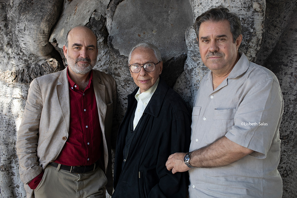 ERNESTO PÉREZ ZÚÑIGA, JOSÉ BALZA Y FRANCISCO JAVIER PÉREZ - © LISBETH SALAS