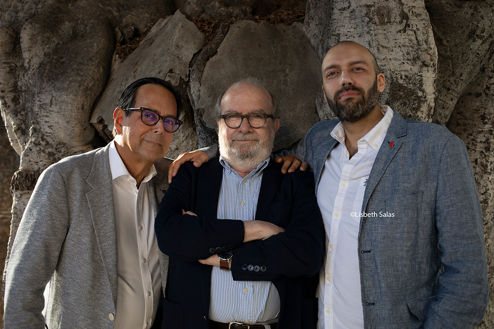 GUSTAVO GUERRERO, MANUEL BORRÁS ARANA Y ADALBER SALAS HERNÁNDEZ - © LISBETH SALAS
